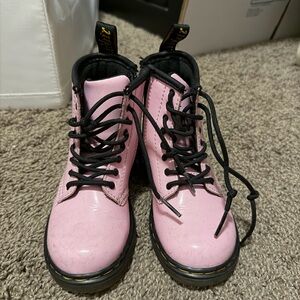 Dr. Martens Pink Kids Boots
